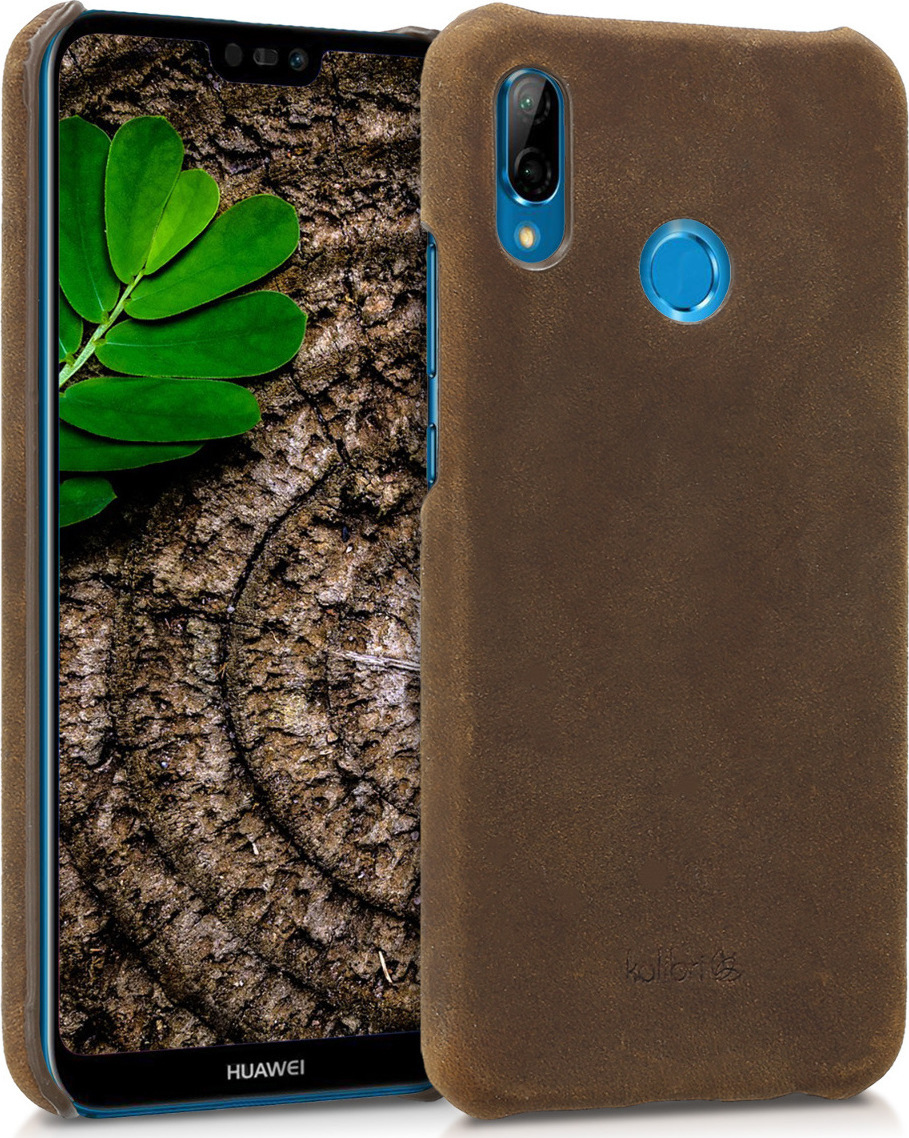 KWmobile Back Cover Δερμάτινο Καφέ (Huawei P20 Lite) Skroutz.gr