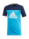 Adidas Kinder-T-Shirt Blau