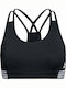 Under Armour HeatGear Детско Юношеско Сутиен Черен