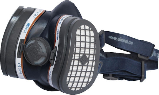 GVS Mask Half Face with Replaceable Filters Elipse A1P3 Respirator
