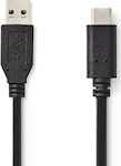 Nedis USB 3.1 Cable USB-C male - USB-A male Black 1m (CCGP61650BK10)