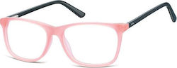 Sunoptic Plastic Eyeglass Frame Pink A58F