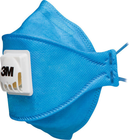 3M Aura FFP3 Particle Mask FFP3 with Valve Protective Mask FFP3 with Valve Blue 9432 1pcs