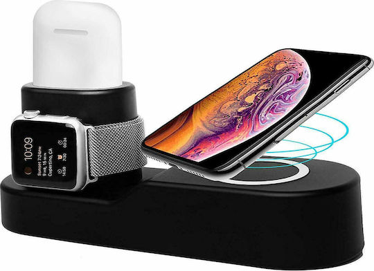 USB / Wireless Charging Pad (Qi) Μαύρο (Blaulock W3)