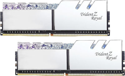 G.Skill Trident Z Royal 32GB DDR4 RAM with 2 Modules (2x16GB) and 3200 Speed for Desktop