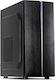 Inter-Tech B-48 Midi-Tower Computergehäuse Schwarz