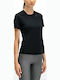 Under Armour Rush Damen Sportlich T-shirt Schwarz