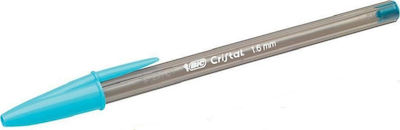 Bic Cristal Pen Ballpoint 1.6mm with Light Blue Ink