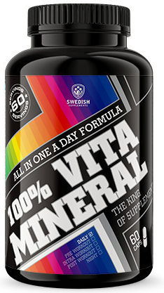 Swedish Supplements Мултивитамин за Енергия, Нервната система & Кожата 60 капси