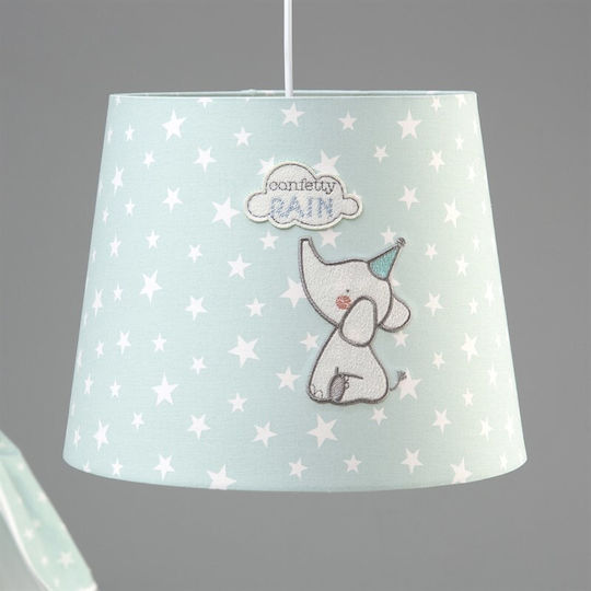 Funna Baby Party Einfaches Licht Kinderdeckenleuchte Deckenleuchte 60W mit Fassung E27 Mint 30x26cm
