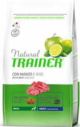 Natural Trainer Adult Maxi 3kg Ξηρά Τροφή για Ενήλικους Σκύλους Μεγαλόσωμων Φυλών με Μοσχάρι και Ρύζι