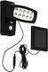 Eglo Palizzi Wall Mounted Solar Light 2W 150lm Warm White 3000K with Motion Sensor and Photocell IP44 15.5cmx14.5cmx11cmcm