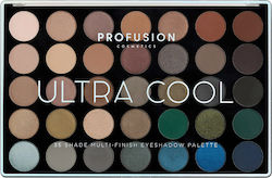 Profusion Cosmetics 35 Shade Multi-Finish Eye Shadow Palette Palette with Pressed Powder Eye Shadows in Solid Form 45g Profusion Cosmetics 35 Shade Multi-Finish Eye Shadow Palette Palette with Pressed Powder Eye Shadows in Solid Form 45g