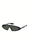 Polaroid Women's Sunglasses with Black Plastic Frame and Black Polarized Lens PLD6074/S 807M9