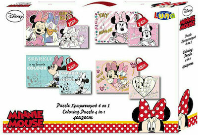 Kinderpuzzle Minnie für 3++ Jahre 118pcs Luna