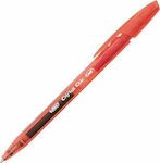 Bic Cristal Clic Pen Gel 0.8mm with Red Ink