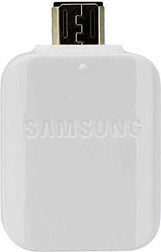 Samsung Konverter Micro-USB männlich zu USB-A weiblich Weiß 1Stück GH98-09728A