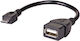 Akyga Konverter USB-A weiblich zu Micro-USB männlich 1Stück AK-AD-09