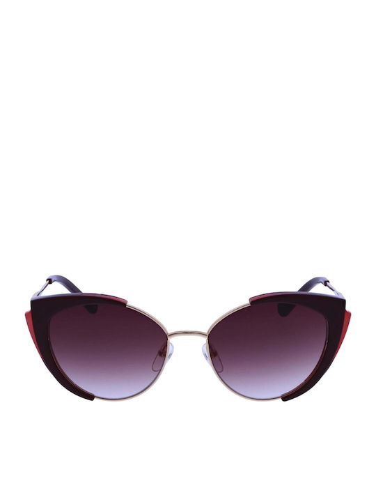 Liu Jo Damen Sonnenbrille mit Gold Metall Geste...