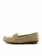 Boxer Women's Loafers in Beige Color