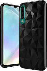 Forcell Prism Back Cover Σιλικόνης Μαύρο (Huawei P30)
