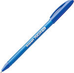 Luxor Στυλό Ballpoint 1.0mm με Μπλε Mελάνι Focus Icy Μπλε