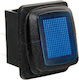 Lampa Rocker Comutator On/Off Auto Comutator cu led impermeabil 12V-24V Universal Albastru