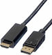 Roline Cable DisplayPort male - HDMI male 1m Black (11.04.5785)