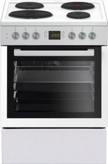 Blomberg HMN 8331 A Cooker 72lt with Enamel Hobs W60cm. White