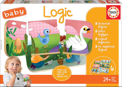 Kinderpuzzle Baby Logic 12pcs Educa