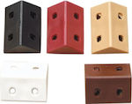 Plastic support corners - Chocolate - AK 7501