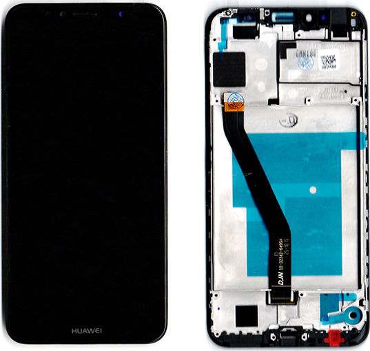 Screen with Touch Mechanism and Frame for Huawei Y6 2018 (Black)
