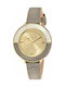 Furla Watch with Beige Leather Strap R4251109515