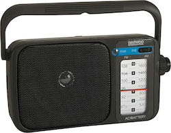 Daewoo DRP-123 Radio de masă Cu baterie Negru