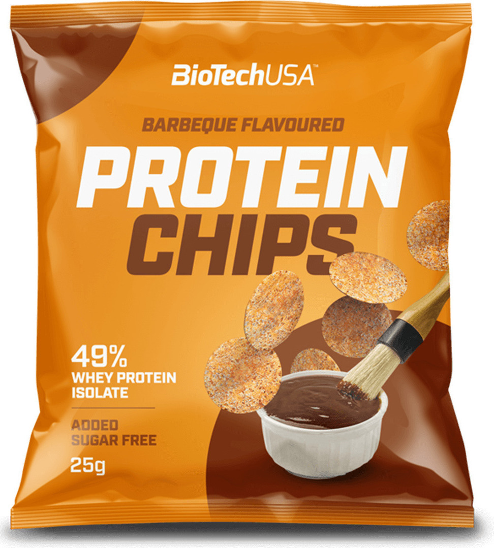 Biotech USA Protein Chips 49 Whey Protein Isolate 25gr Barbeque