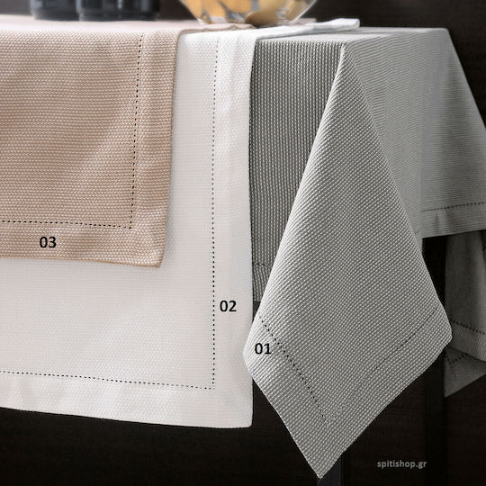Rythmos Tablecloth Cotton Rovenza 03 Beige 170x350cm