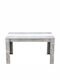 Domus 135 Table Dining Room Wooden Grey Concrete / White 135x80.5x74.5cm