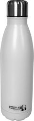 Panda Υδροδοχείο Bottle Thermos Stainless Steel White 500ml