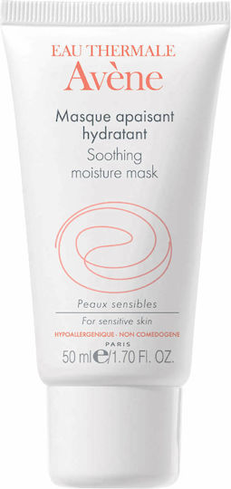Eau Thermale Avène Soothing Moisture For Sensitive Skin Μάσκα Προσώπου 50ml