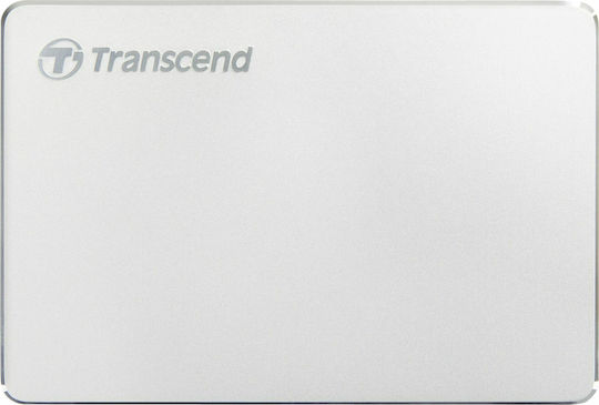 Transcend StoreJet 25C3S USB-C Externe HDD 2TB 2.5" Silber