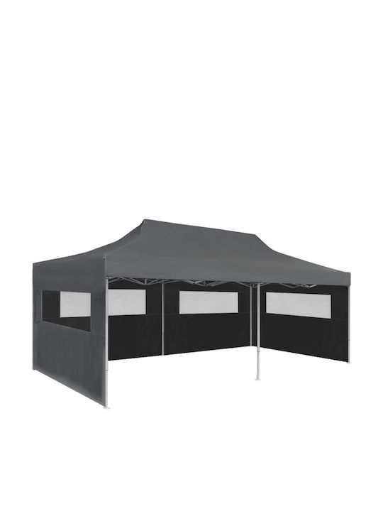 vidaXL Garden Freestanding Pavilion Gray 3x6cm