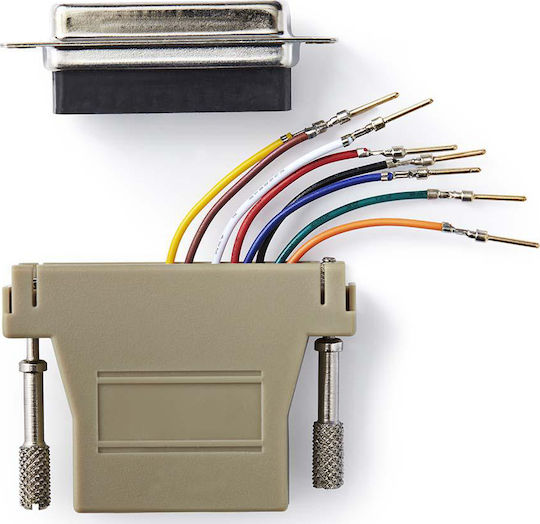 Nedis Конвертор VGA мъжки към RJ-45 женски Сив 1 брой CCGP52822IV