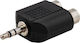 Savio Μετατροπέας 3.5mm male σε RCA female 1τμχ CLS-19
