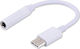 Savio AK-35 Μετατροπέας USB-C male σε 3.5mm fem...