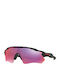 Oakley Radar Ev Path Ανδρικά Γυαλιά Ηλίου με Μαύρο Κοκκάλινο Σκελετό και Μωβ Καθρέφτη Φακό OO9208-46
