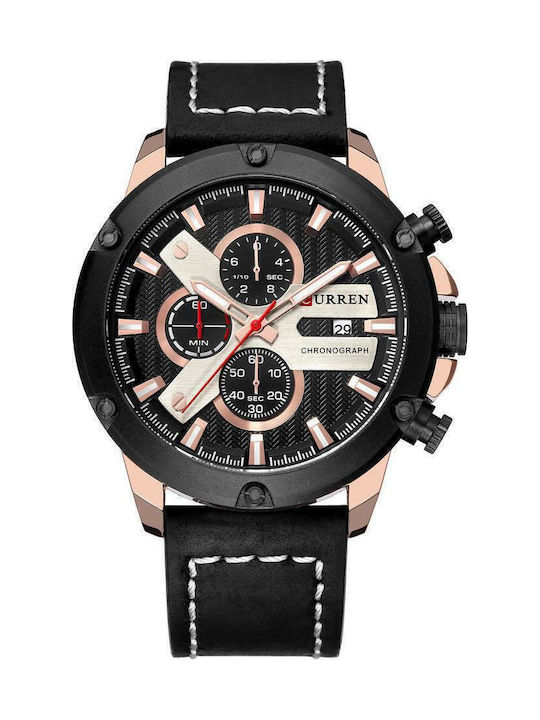 Curren Herrenuhr 48mm Chronograph Batterie mit ...