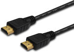 Savio HDMI 1.4 Кабел HDMI мъжки - HDMI мъжки 1.5м Черно