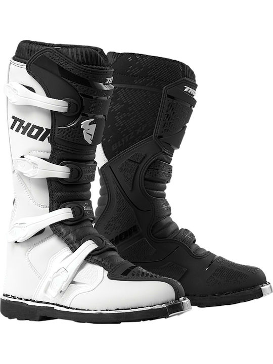 Thor Blitz XP Ανδρικές Μπότες Motocross Black/W...