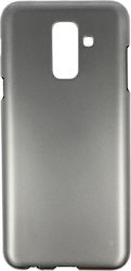 Mercury iJelly Umschlag Rückseite Silikon Gray (Galaxy A6 2018)