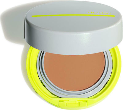 Shiseido Sports BB Compact Wasserfest Sonnenschutz Pulver Für das Gesicht SPF50 mit Farbe 12gr